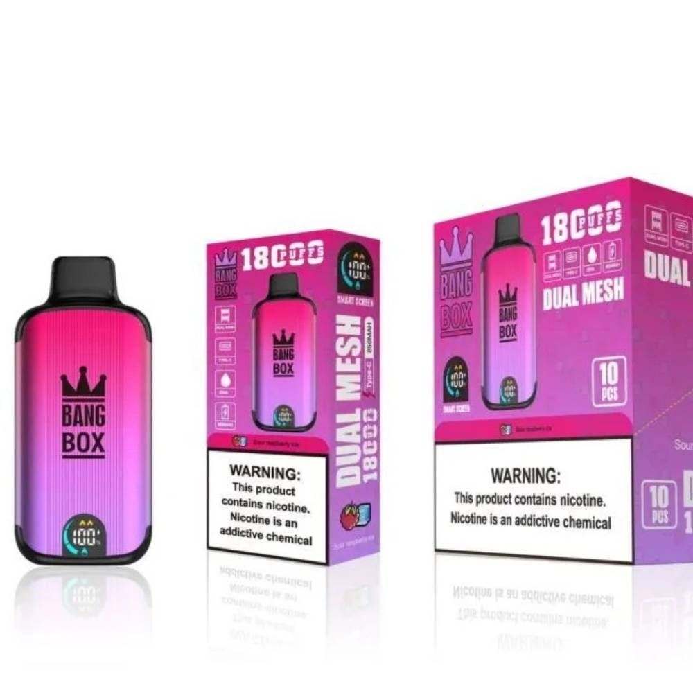 Bang Box 18000 Puffs Adjustable Airflow Screen Disposable Vape - Vapo247