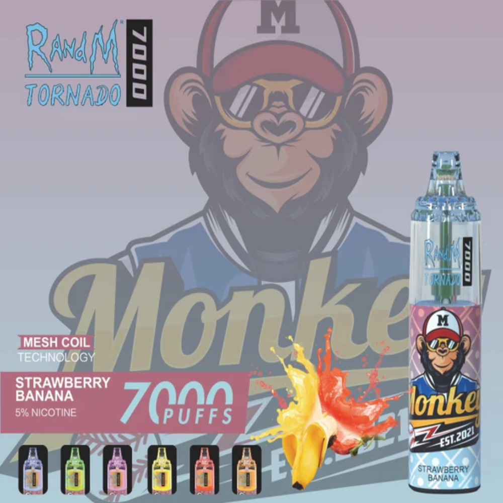 RANDM FUMOT Tornado 7000 Puffs Adjustable Airflow Visual Liquid Disposable Vape - Vapo247