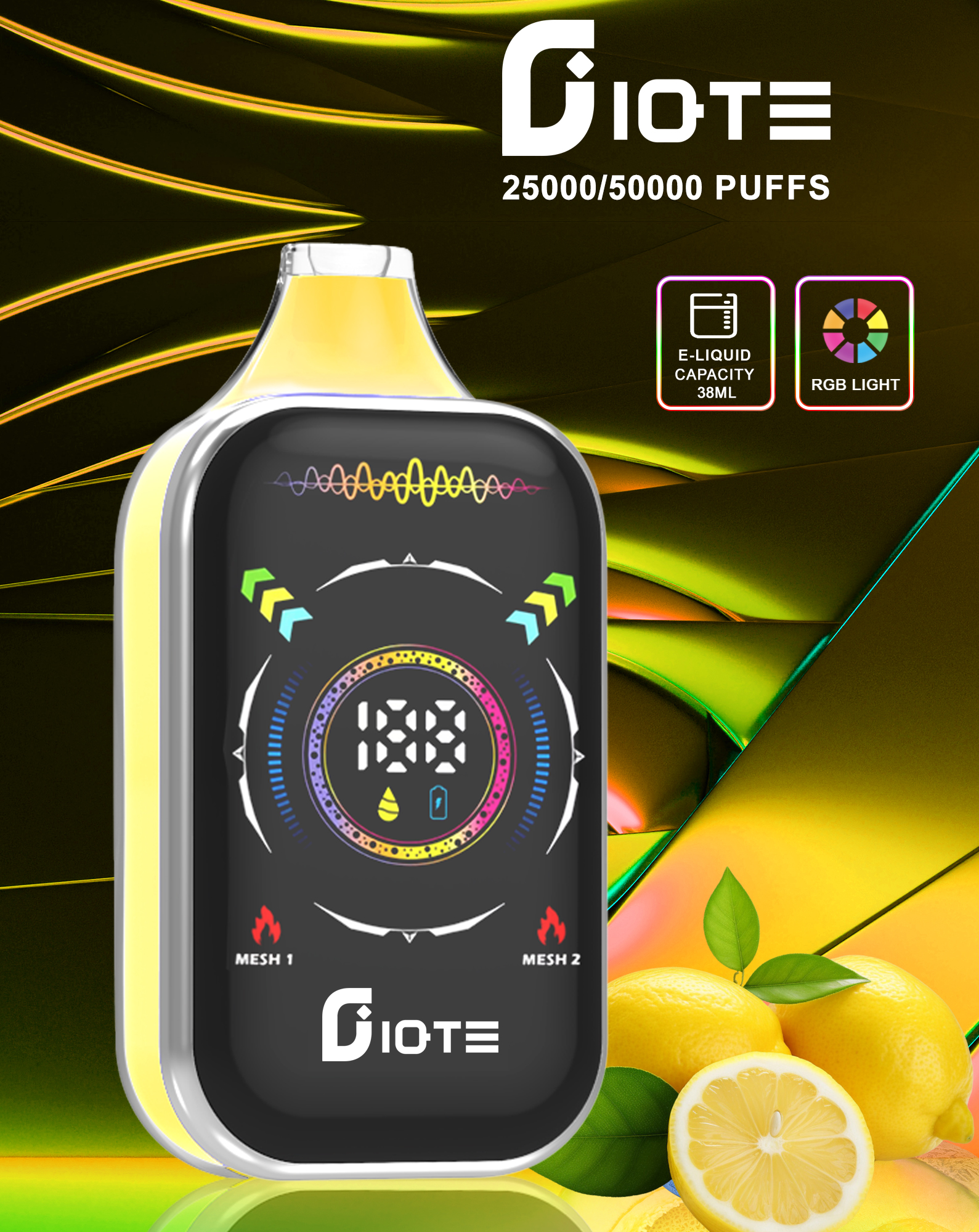 IQTE Hyper Vape 50000 Puffs Screen Display Disposable Vape - Vapo247
