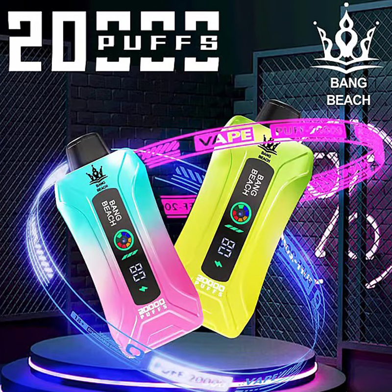 Bang Beach 20000 Puffs LED Display Adjustable airflow Disposable Vape - Vapo247