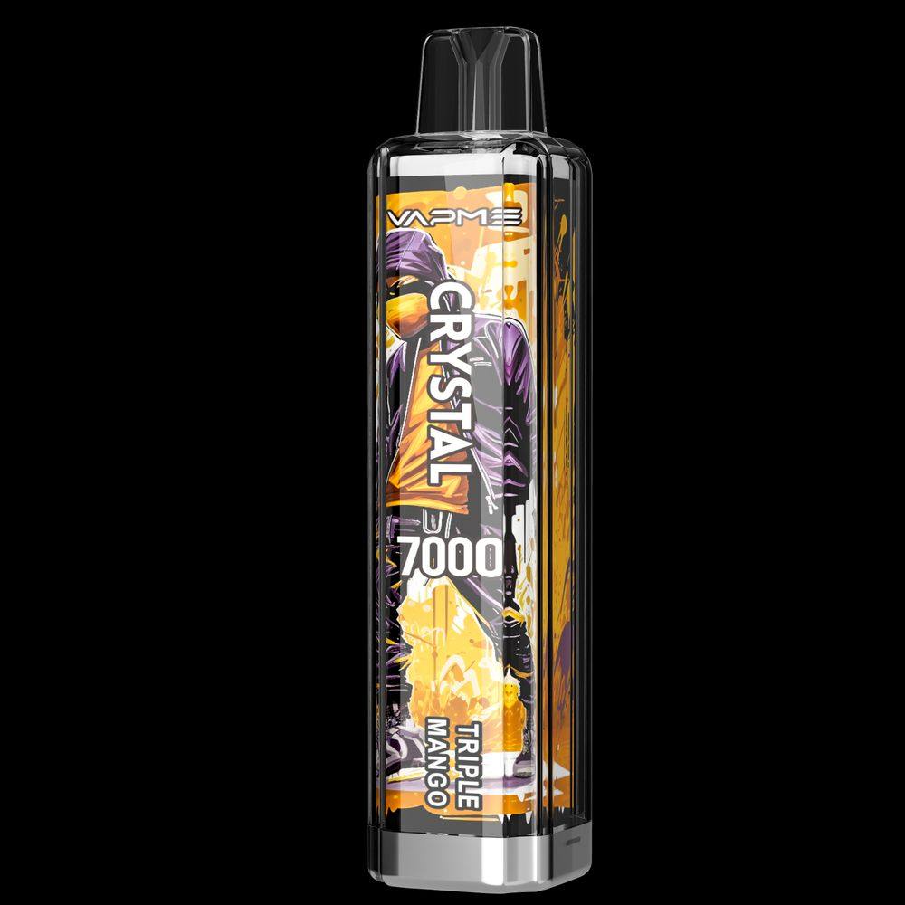 VAPME CRYSTAL 7000 PUFFS Disposable Vape vibrant LED lights - Vapo247