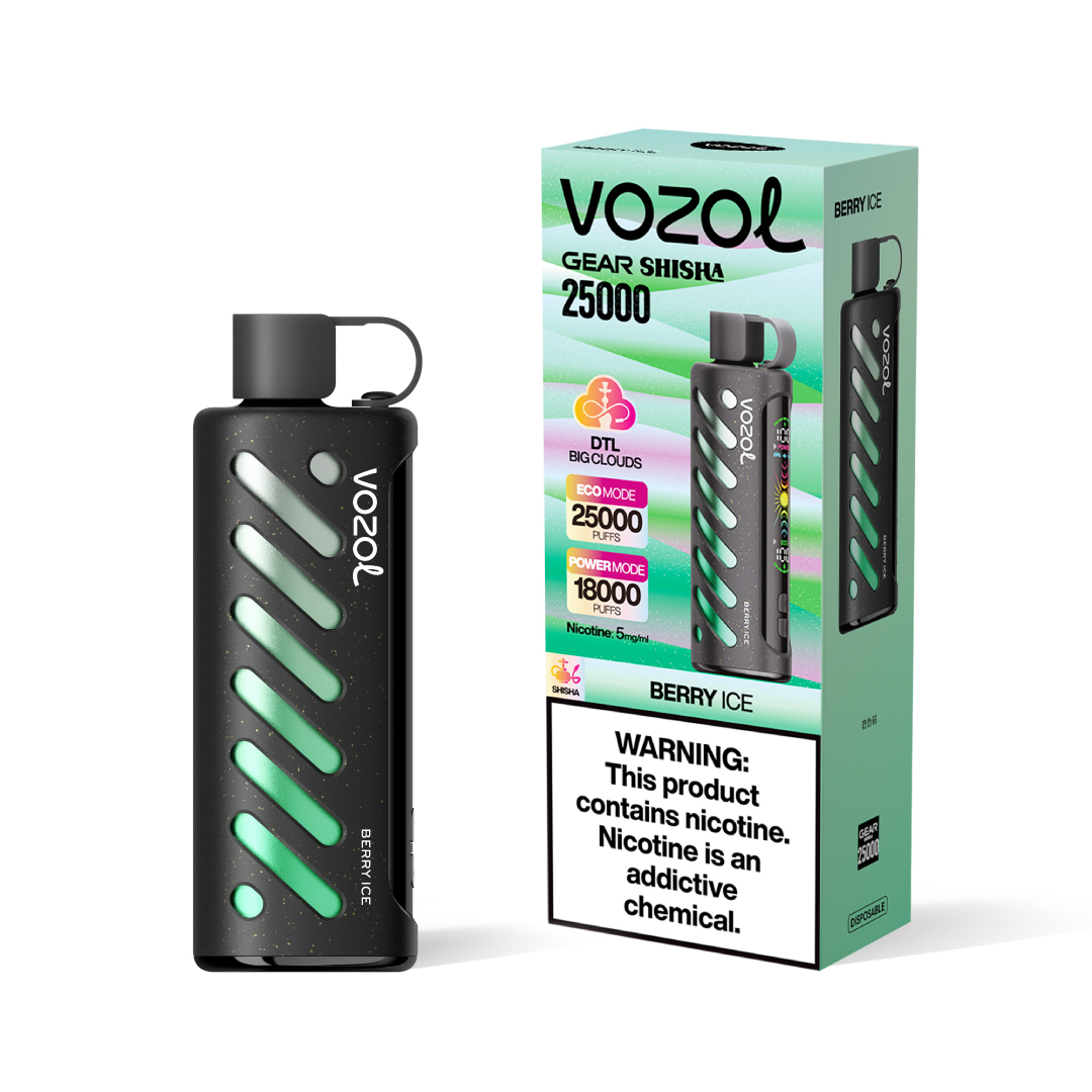 Vozol Gear Shisha 25000 Puffs 5% Nicotine Large Puff Disposable Vape - Vapo247