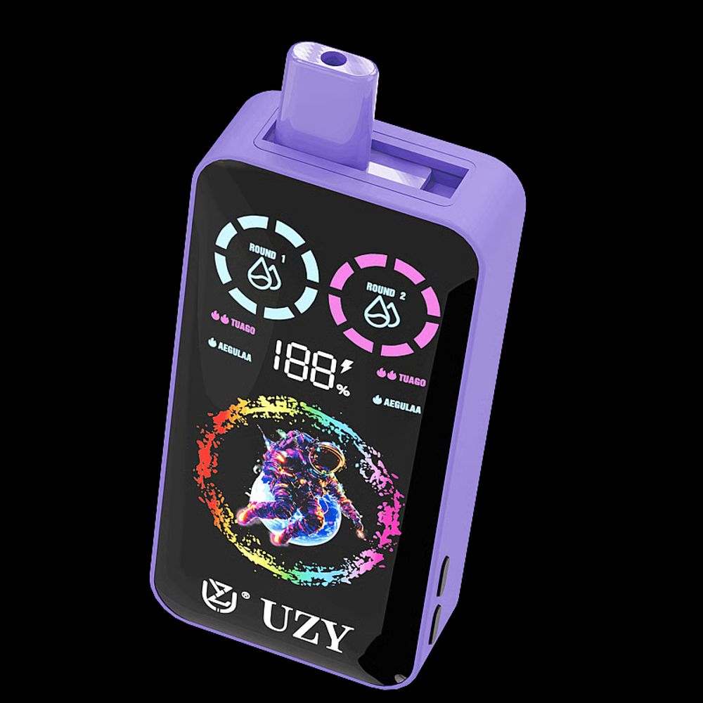 UZY TORNADO 30000 Puffs Double Flavors LCD Screen Mesh coil Disposable Vape - Vapo247