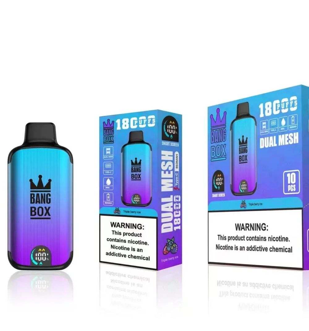 Bang Box 18000 Puffs Adjustable Airflow Screen Disposable Vape - Vapo247