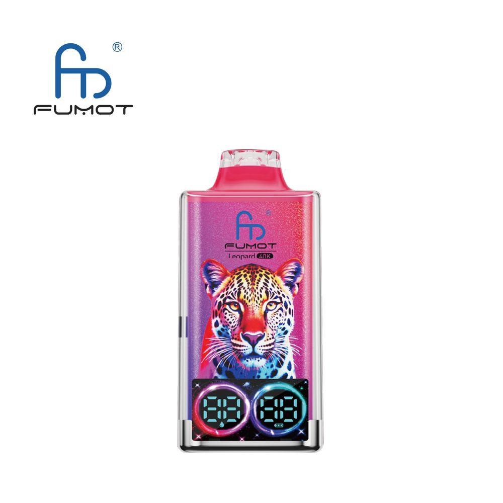 RANDM FUMOT Leopard 40000 Puffs LCD screen | dual mesh coil disposable vape - Vapo247