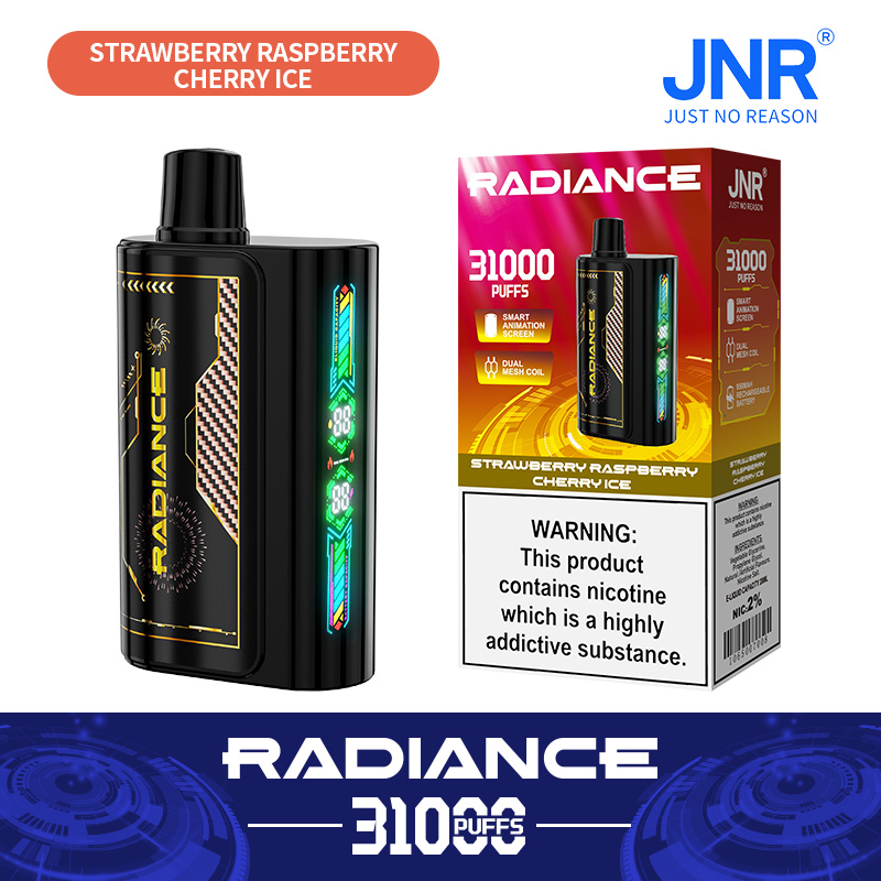 JNR RADIANCE 31000 Puffs Disposable Vape | LCD screen, dual mesh coil - Vapo247