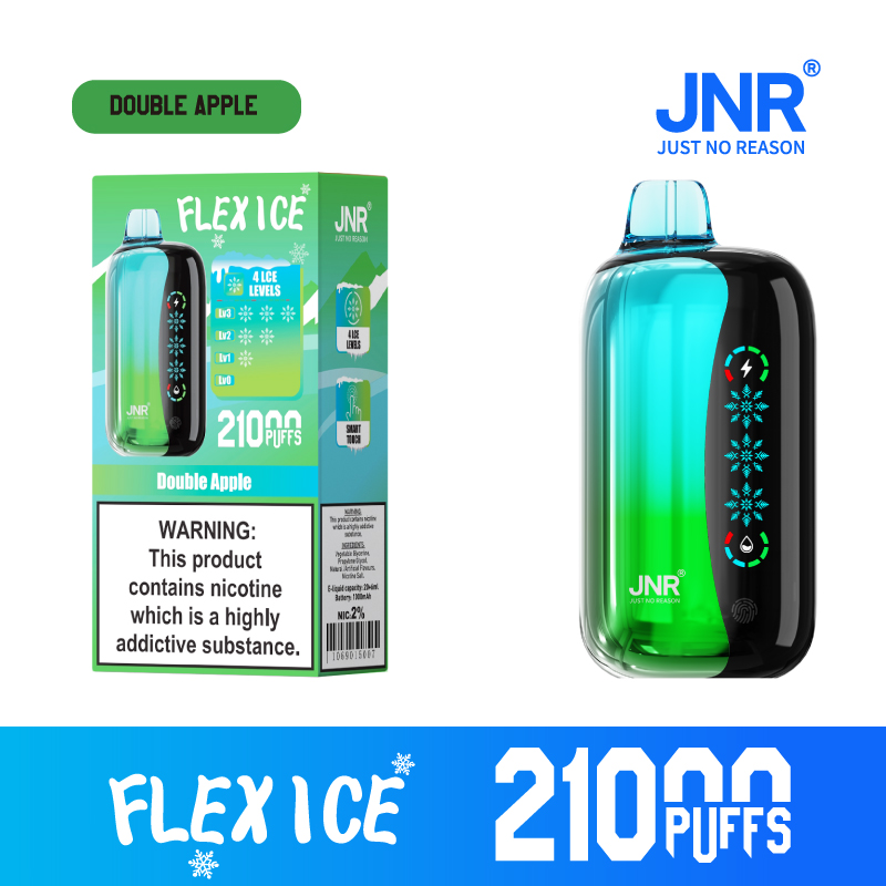 JNR FLEX ICE 21000 Puffs Adjustable Ice LED Screen Display Adjustable Airflow Disposable Vape - Vapo247