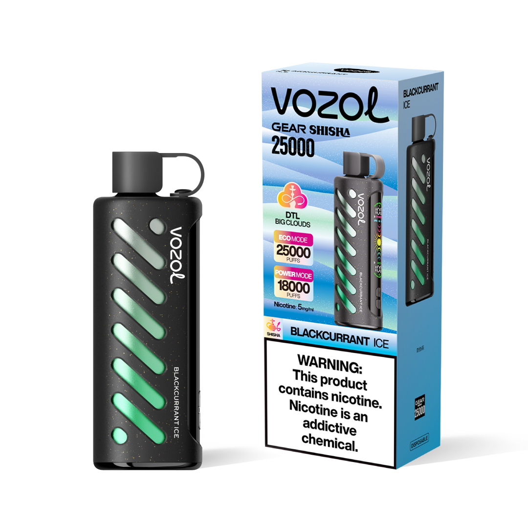 Vozol Gear Shisha 25000 Puffs  | 5% Nicotine |  Large Puff  | Disposable Vape - Vapo247