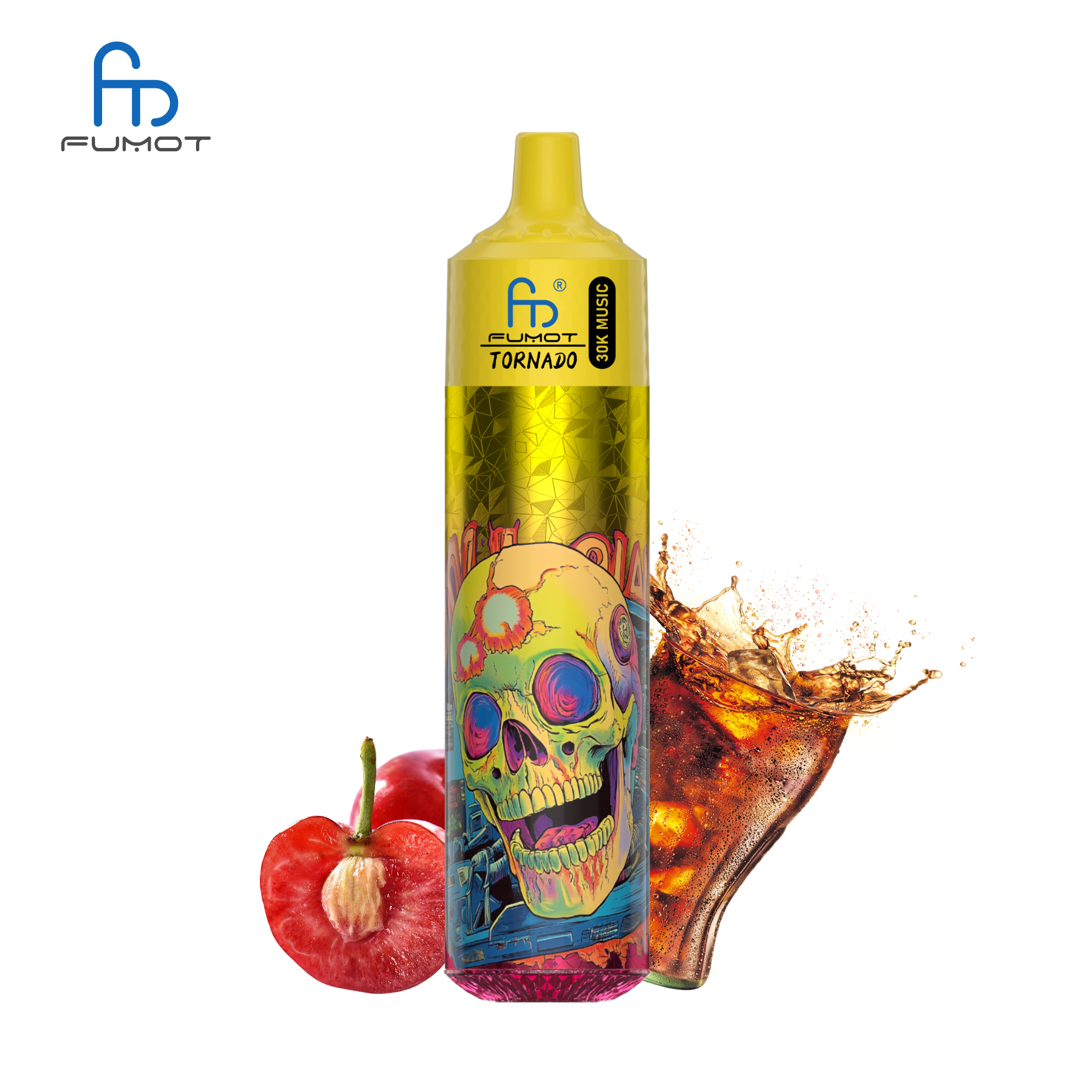 RANDM FUMOT Tornado 30000 Puffs Music Lighting Strong Vapes Delivery Disposable Vape - Vapo247