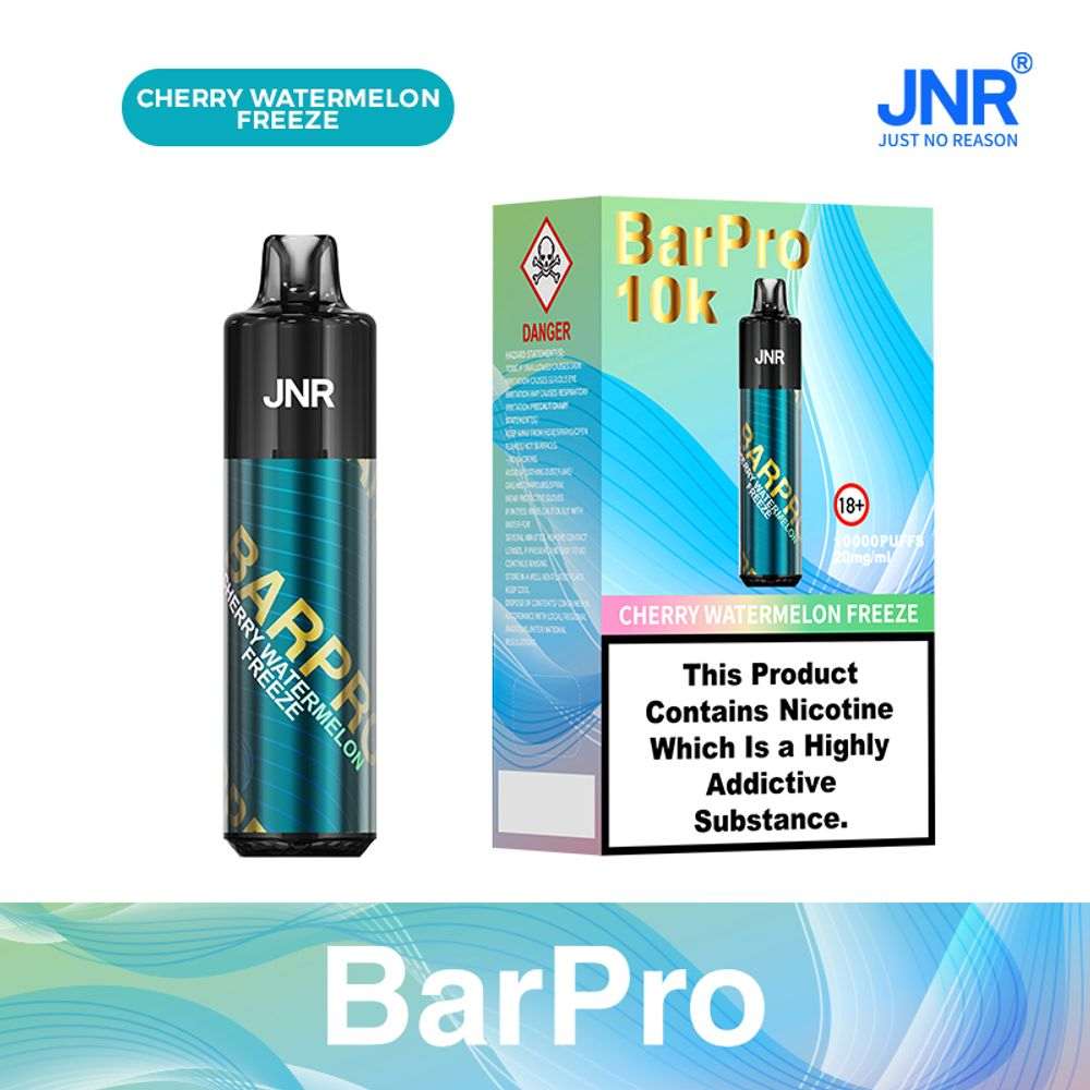JNR Bar Pro 10000 Puffs Prefilled Pod Vape Kit Visual Liquid Disposable Vape - Vapo247