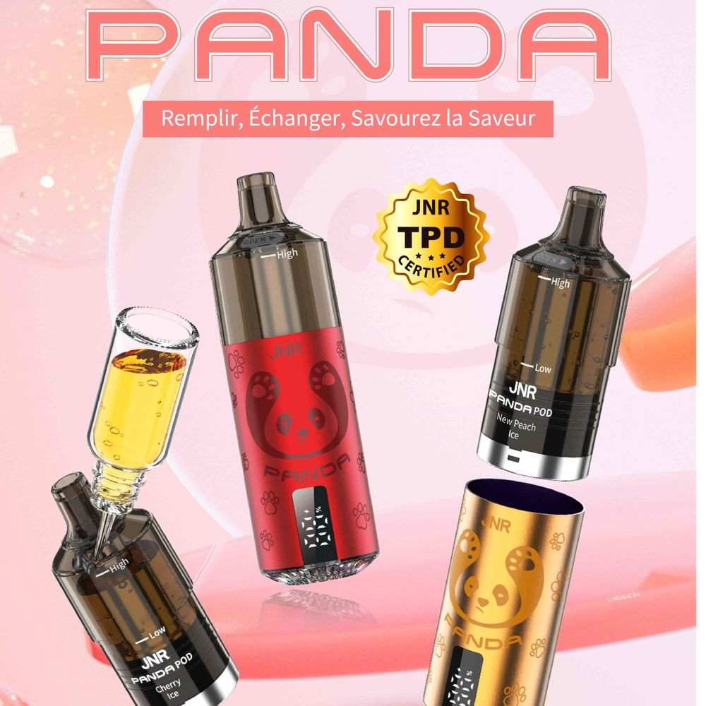 JNR Panda 25500 Puffs Disposable Vape Long-lasting pod vape with replaceable dual mesh pods, 850mAh battery - Vapo247