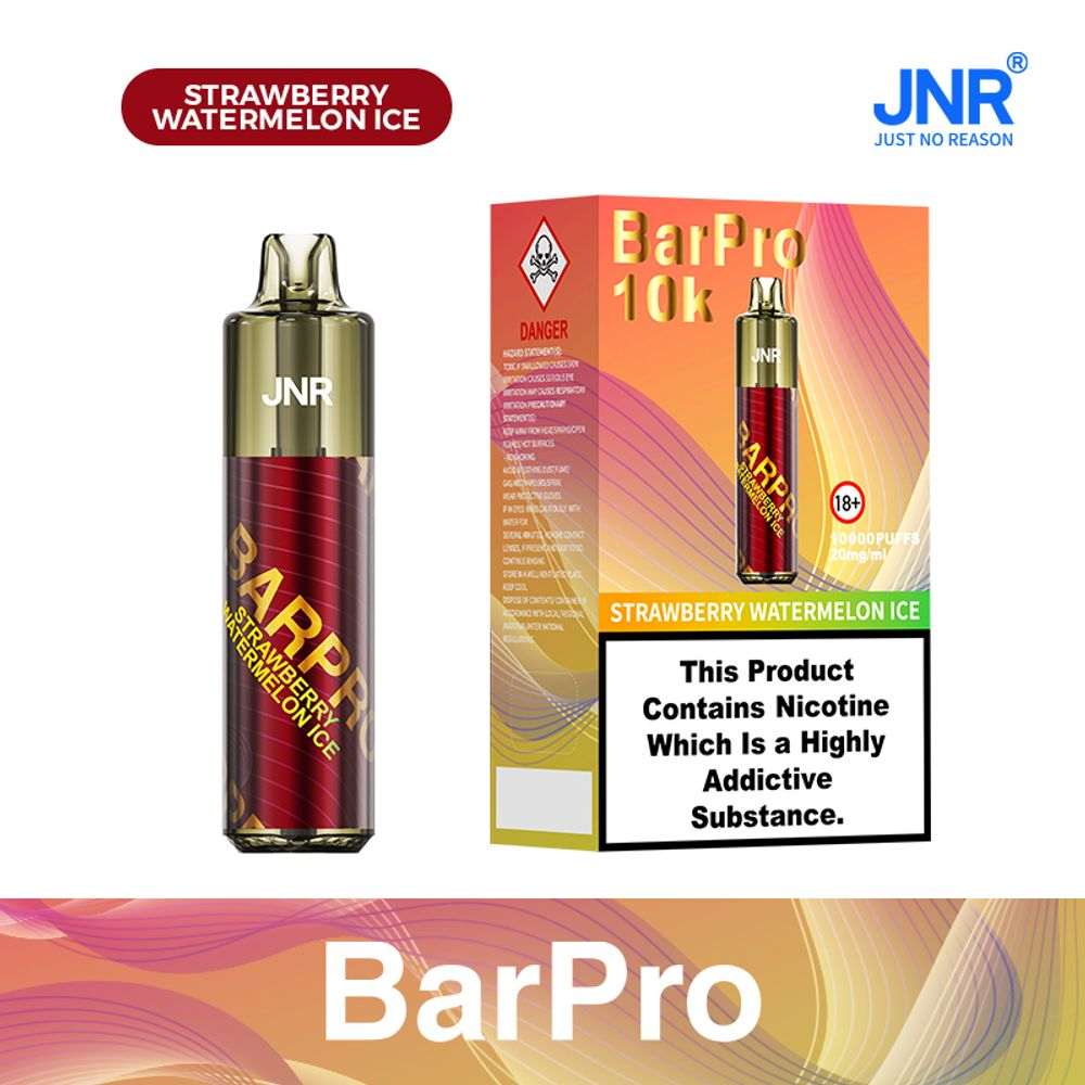 JNR Bar Pro 10000 Puffs Prefilled Pod Vape Kit Visual Liquid Disposable Vape - Vapo247
