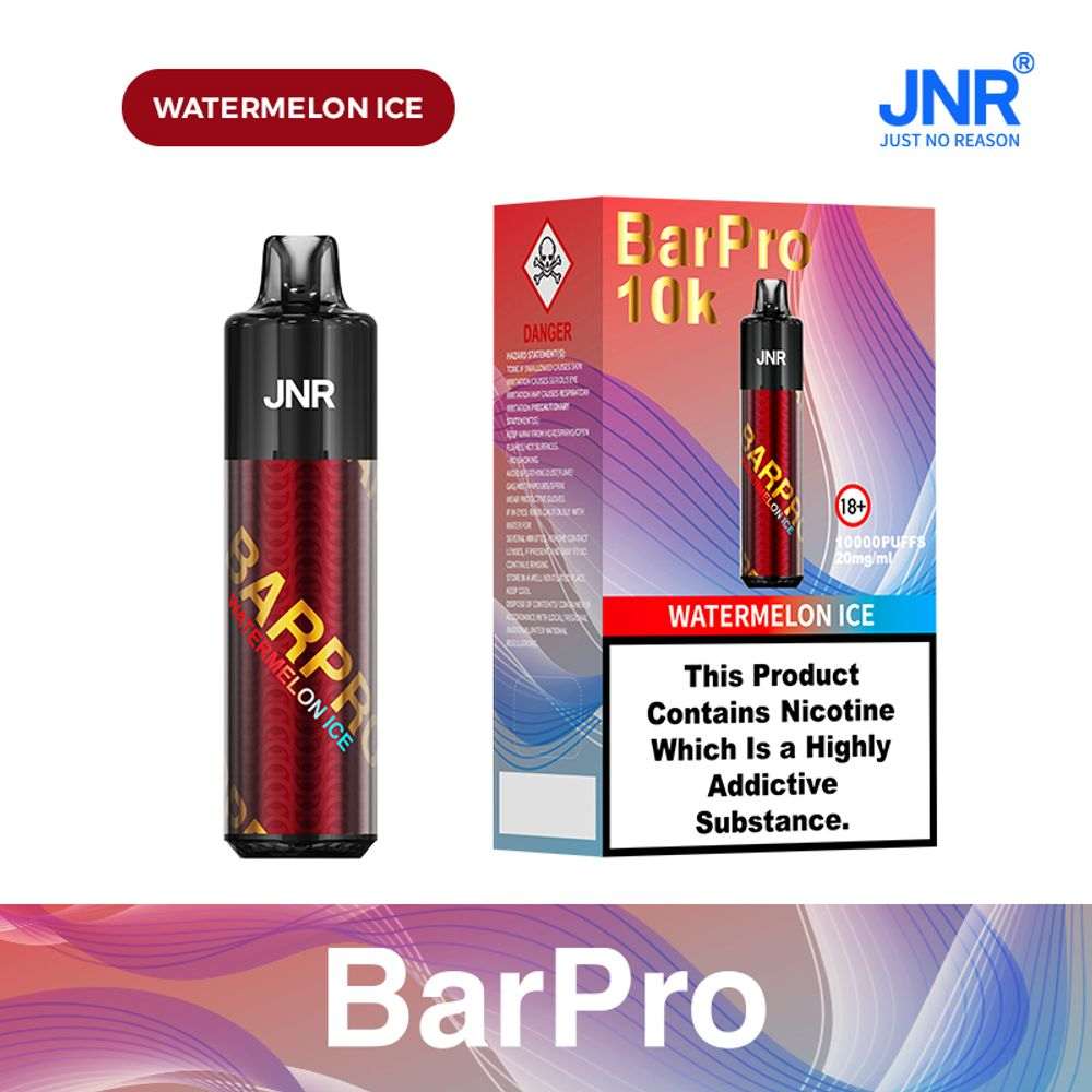 JNR Bar Pro 10000 Puffs Prefilled Pod Vape Kit Visual Liquid Disposable Vape - Vapo247