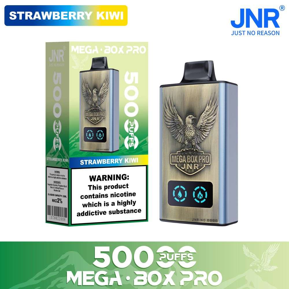 JNR MEGA BOX Pro 50000  Puffs  |  Authentic Disposable Vape |  Low Nicotine Bulk - Vapo247