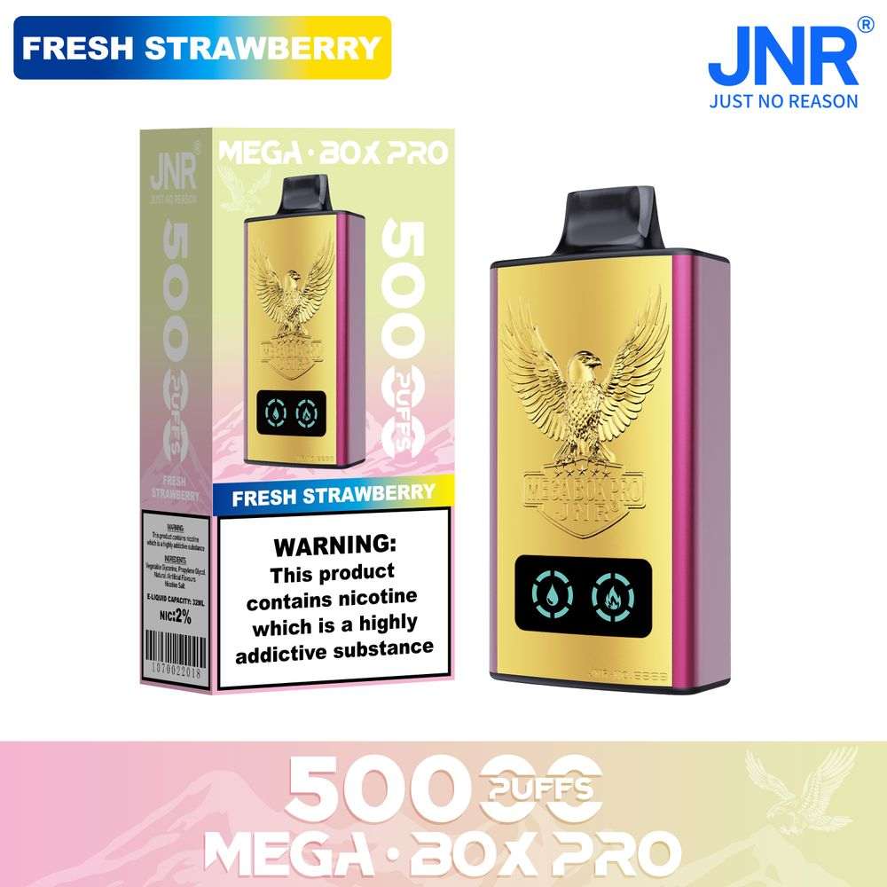 JNR MEGA BOX Pro 50000  Puffs  |  Authentic Disposable Vape |  Low Nicotine Bulk - Vapo247