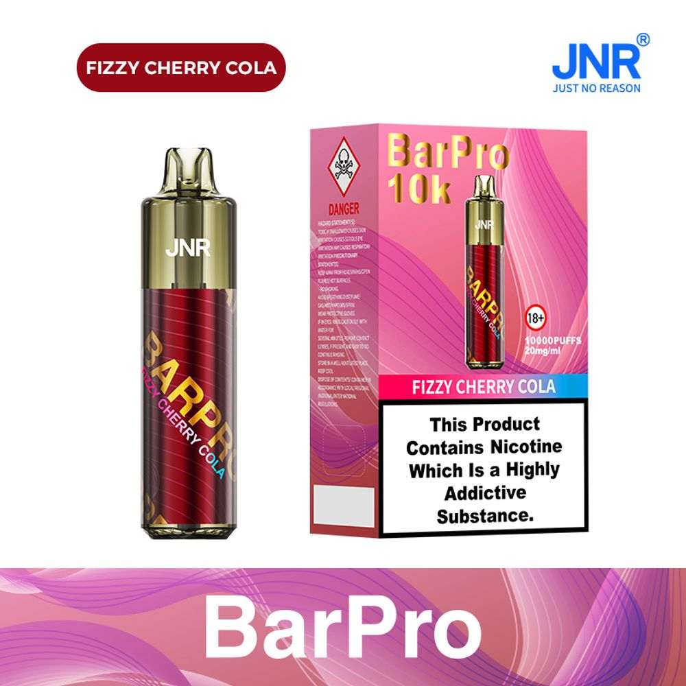 JNR Bar Pro 10000 Puffs Prefilled Pod Vape Kit Visual Liquid Disposable Vape - Vapo247