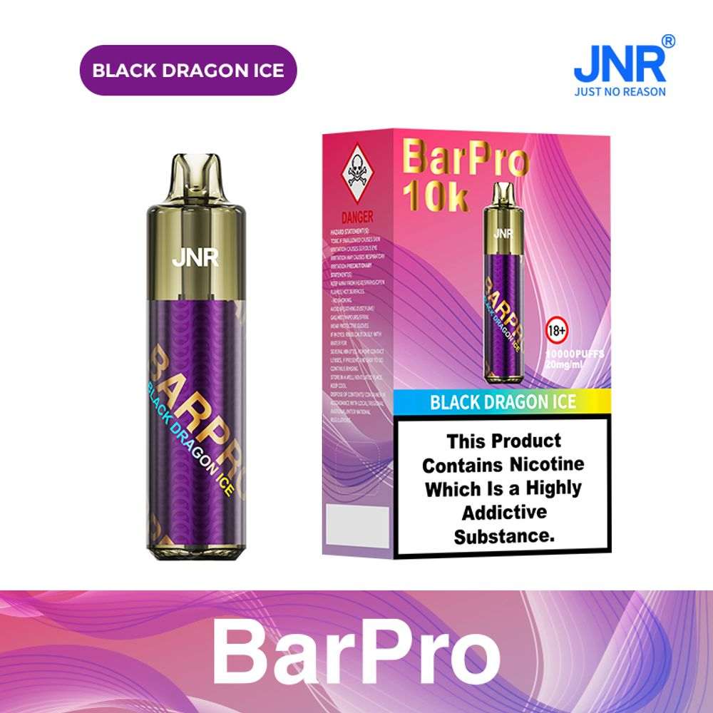 JNR Bar Pro 10000 Puffs Prefilled Pod Vape Kit Visual Liquid Disposable Vape - Vapo247