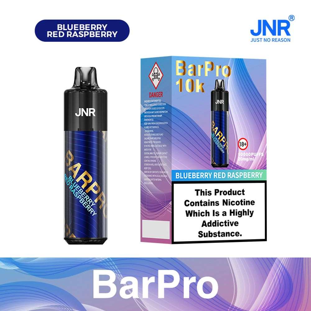 JNR Bar Pro 10000 Puffs Prefilled Pod Vape Kit Visual Liquid Disposable Vape - Vapo247