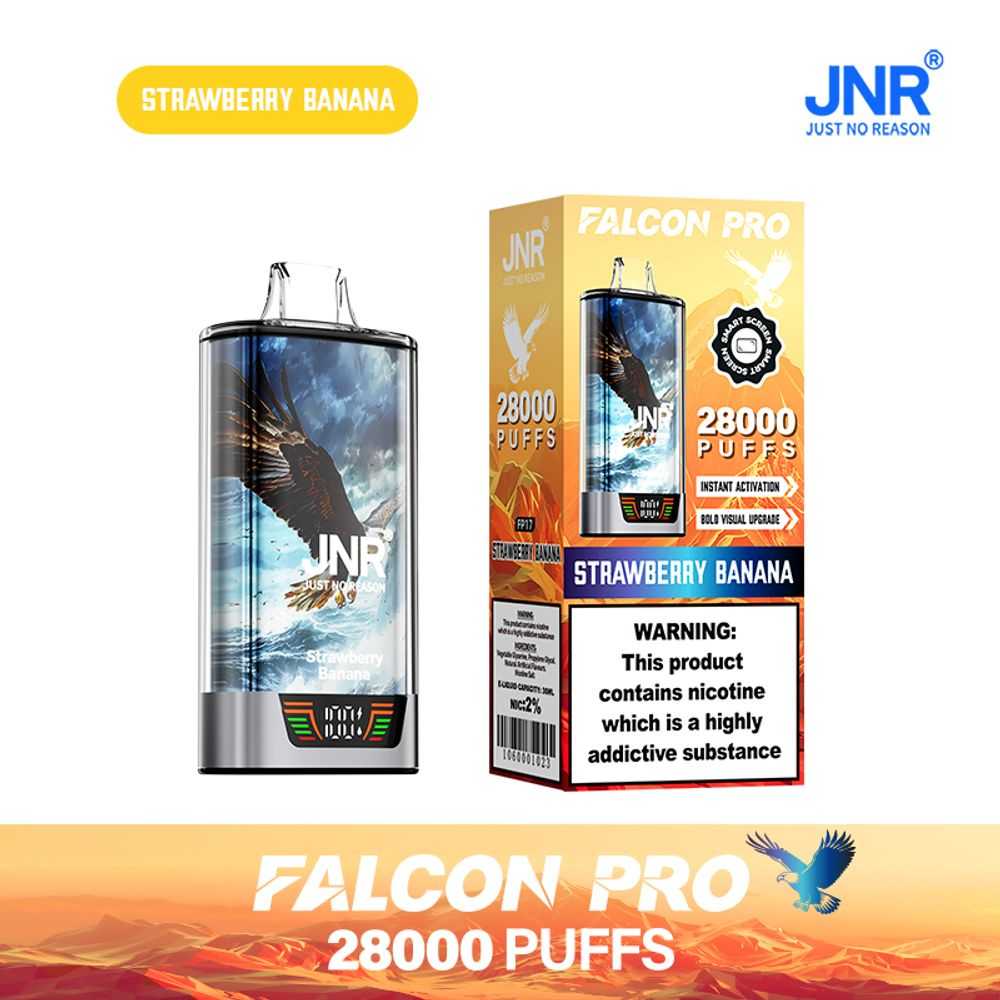 JNR FALCON PRO 28K Puffs | 30ml capacity | smart digital display - Vapo247