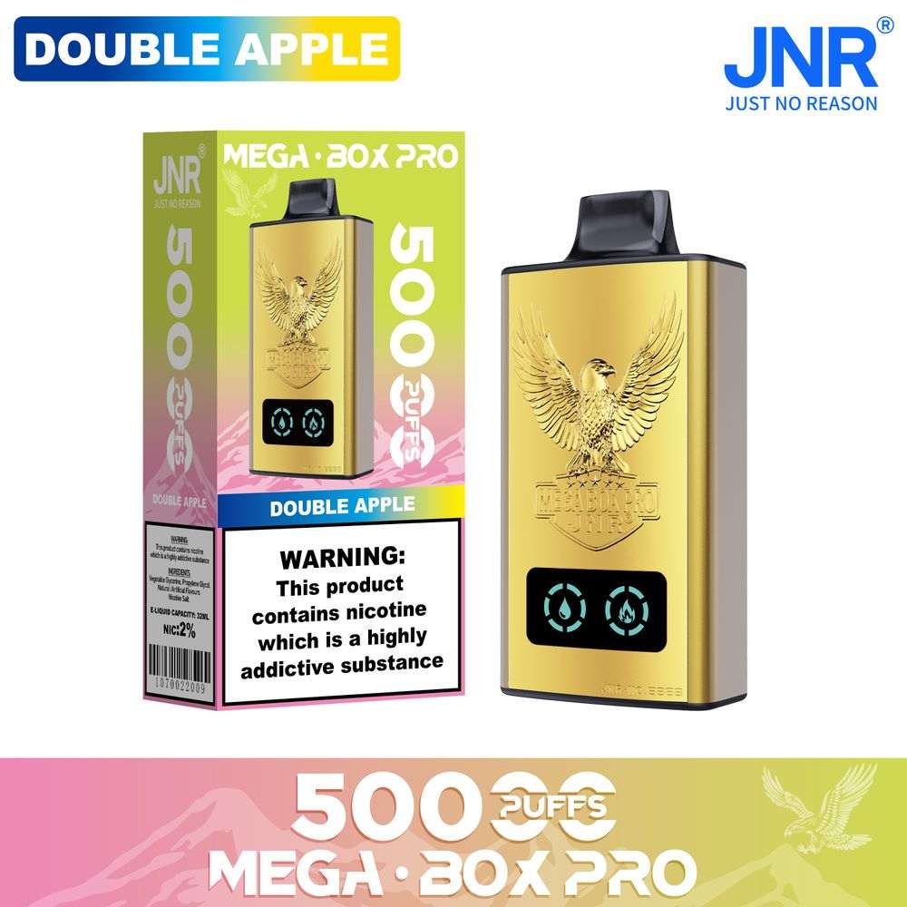 JNR MEGA BOX Pro 50000  Puffs  |  Authentic Disposable Vape |  Low Nicotine Bulk - Vapo247