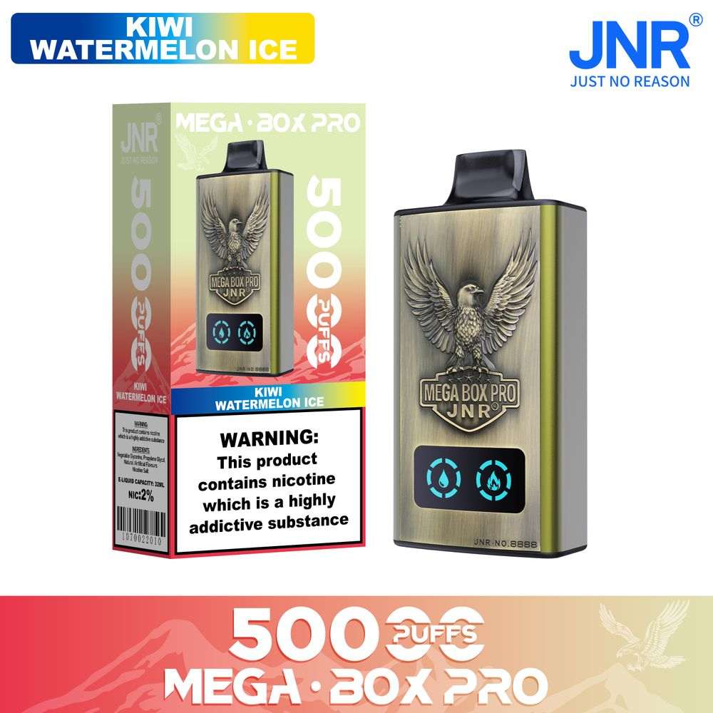 JNR MEGA BOX Pro 50000  Puffs  |  Authentic Disposable Vape |  Low Nicotine Bulk - Vapo247