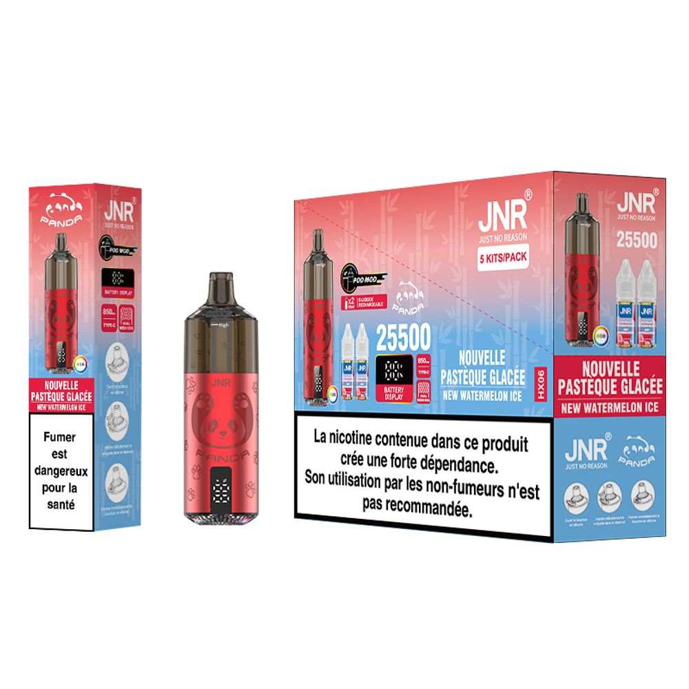 JNR Panda 25500 Puffs Disposable Vape |  Long-lasting pod vape  | replaceable dual mesh pods |  850mAh battery - Vapo247
