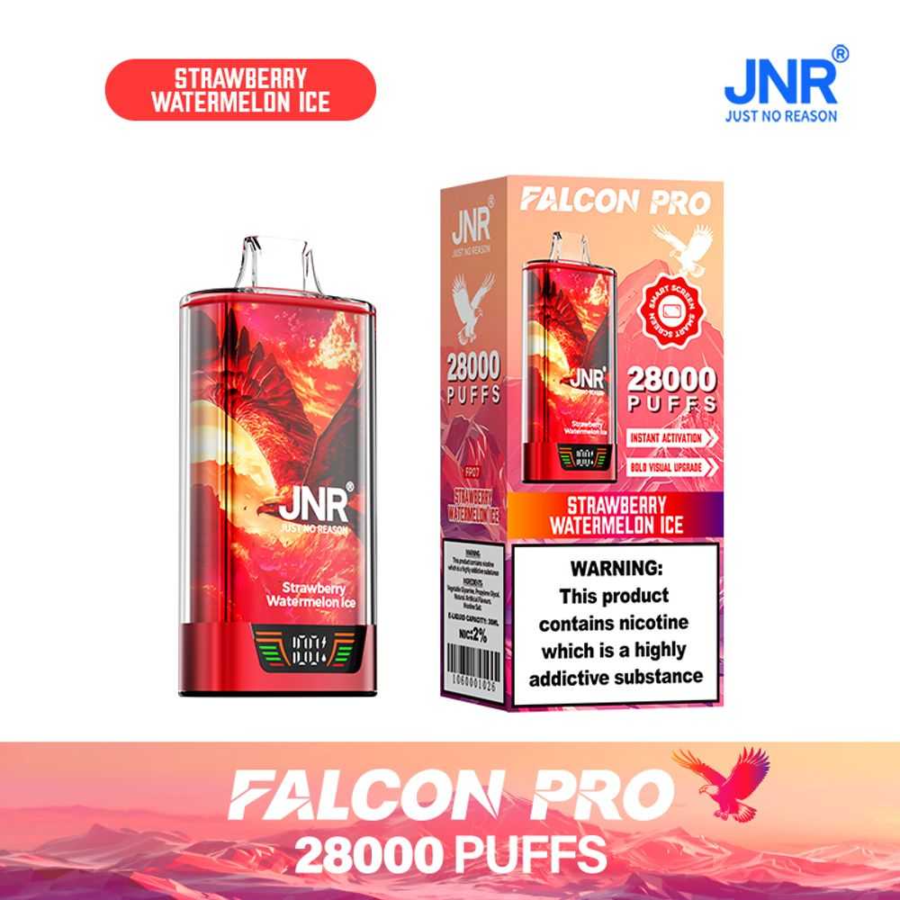 JNR FALCON PRO 28K Puffs | 30ml capacity | smart digital display - Vapo247