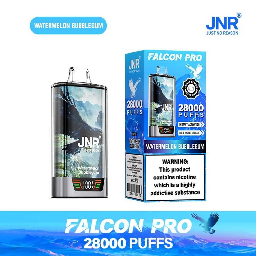 JNR FALCON PRO 28K Puffs | 30ml capacity | smart digital display - Vapo247