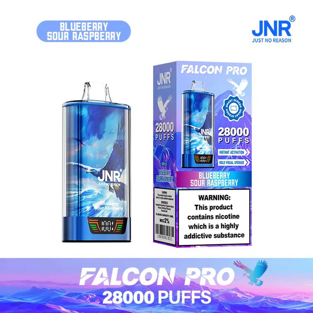 JNR FALCON PRO 28K Puffs | 30ml capacity | smart digital display - Vapo247