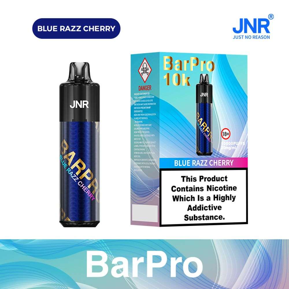 JNR Bar Pro 10000 Puffs Prefilled Pod Vape Kit Visual Liquid Disposable Vape - Vapo247