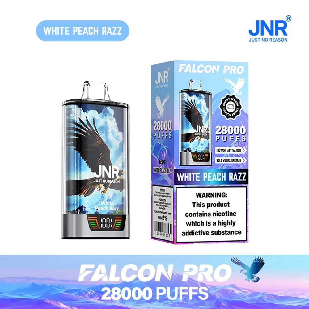 JNR FALCON PRO 28K Puffs | 30ml capacity | smart digital display - Vapo247
