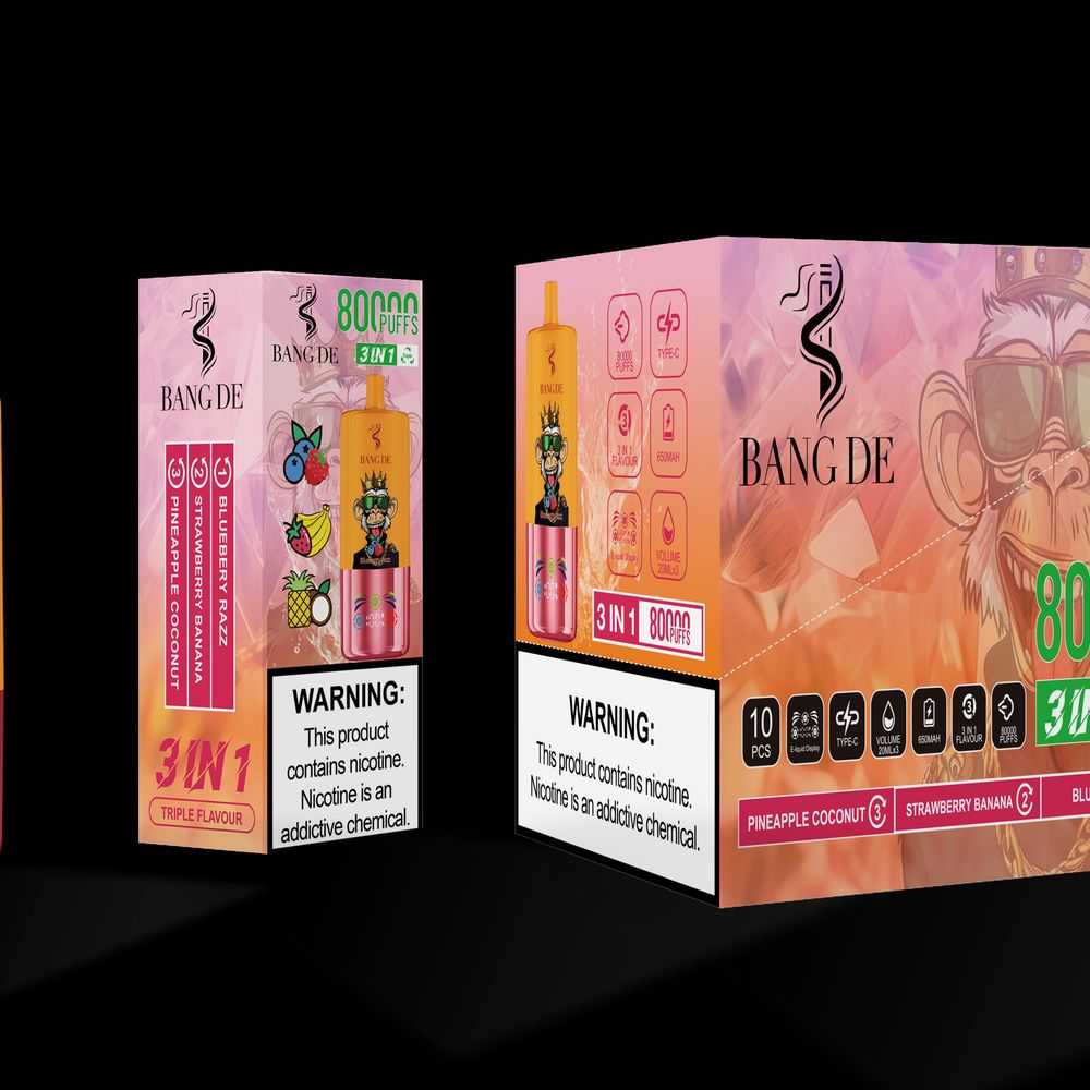 Bang DE Triple 80K puffs 3-in-1 flavor bulk disposable vape - Vapo247