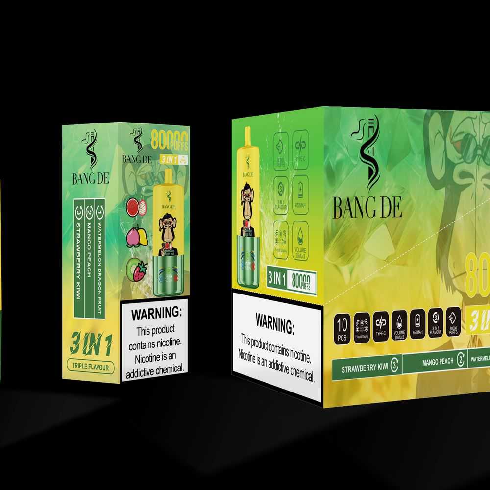 Bang DE Triple 80K puffs 3-in-1 flavor bulk disposable vape - Vapo247