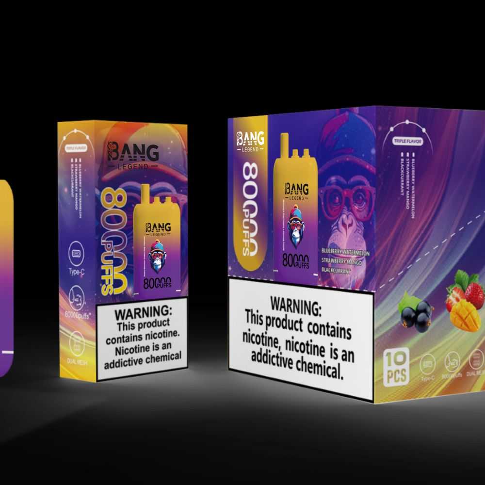 Bang Leader 80K Puffs triple flavor dual mesh Type-C rechargeable bulk disposable vape - Vapo247