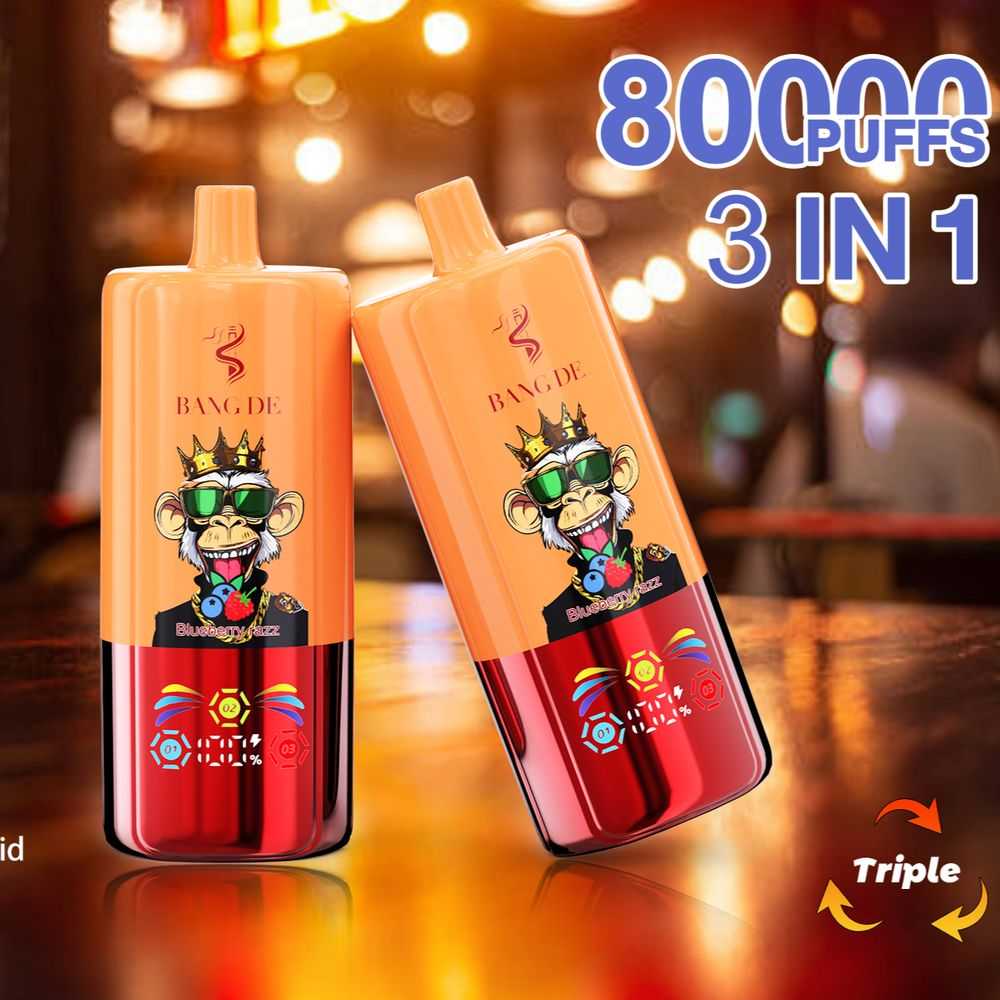 Bang DE Triple 80K puffs 3-in-1 flavor bulk disposable vape - Vapo247