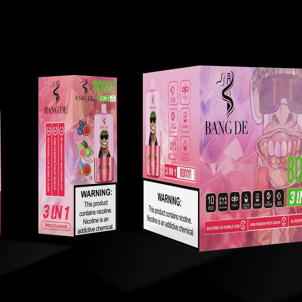 Bang DE Triple 80K puffs 3-in-1 flavor bulk disposable vape - Vapo247