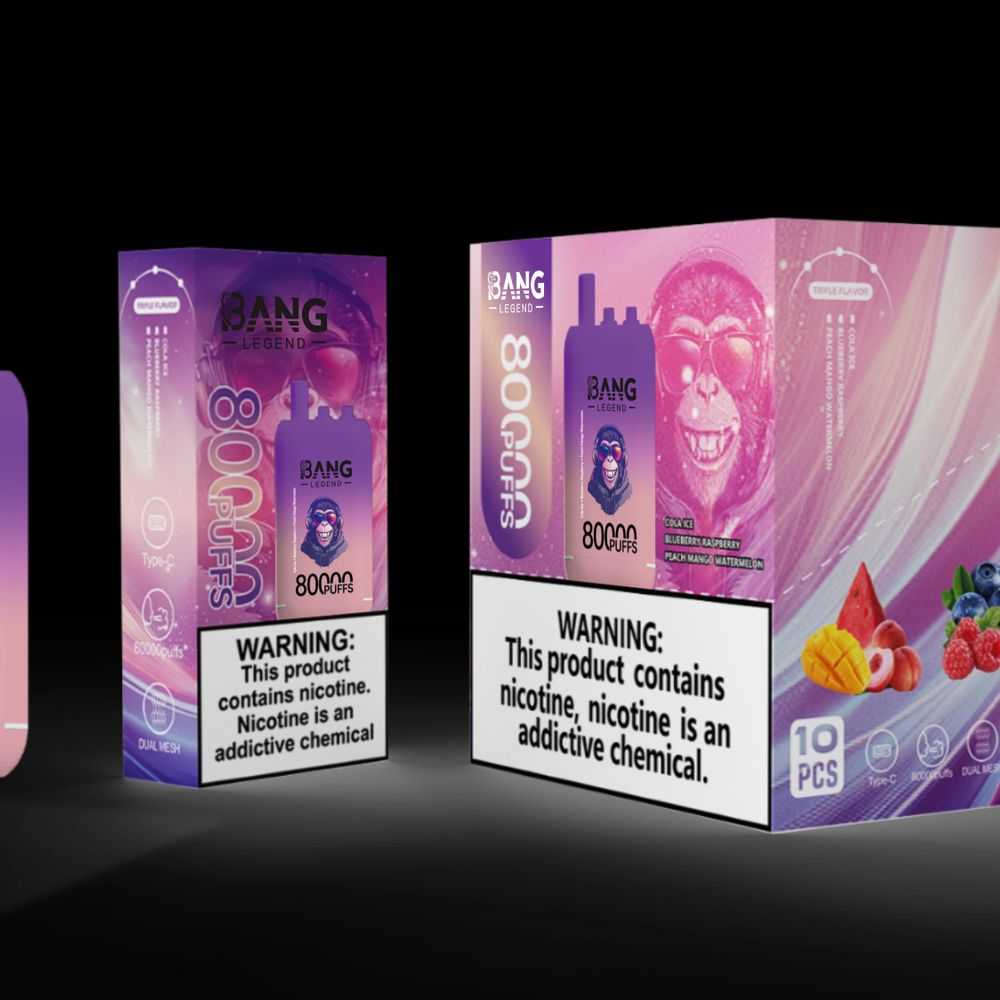 Bang Leader 80K Puffs triple flavor dual mesh Type-C rechargeable bulk disposable vape - Vapo247