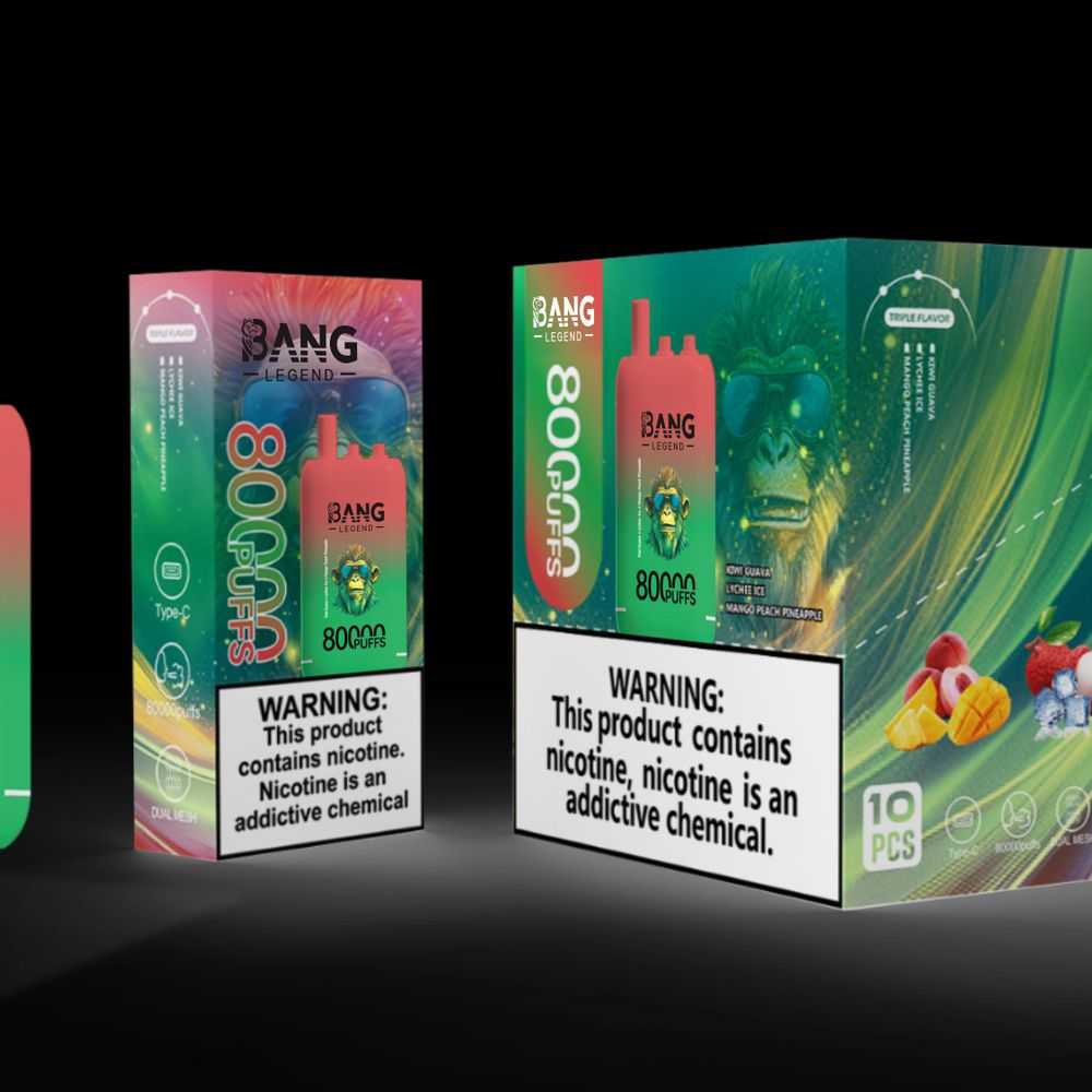Bang Leader 80K Puffs triple flavor dual mesh Type-C rechargeable bulk disposable vape - Vapo247
