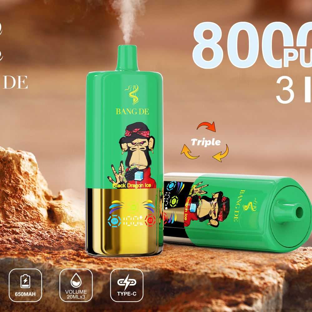 Bang DE Triple 80K puffs 3-in-1 flavor bulk disposable vape - Vapo247