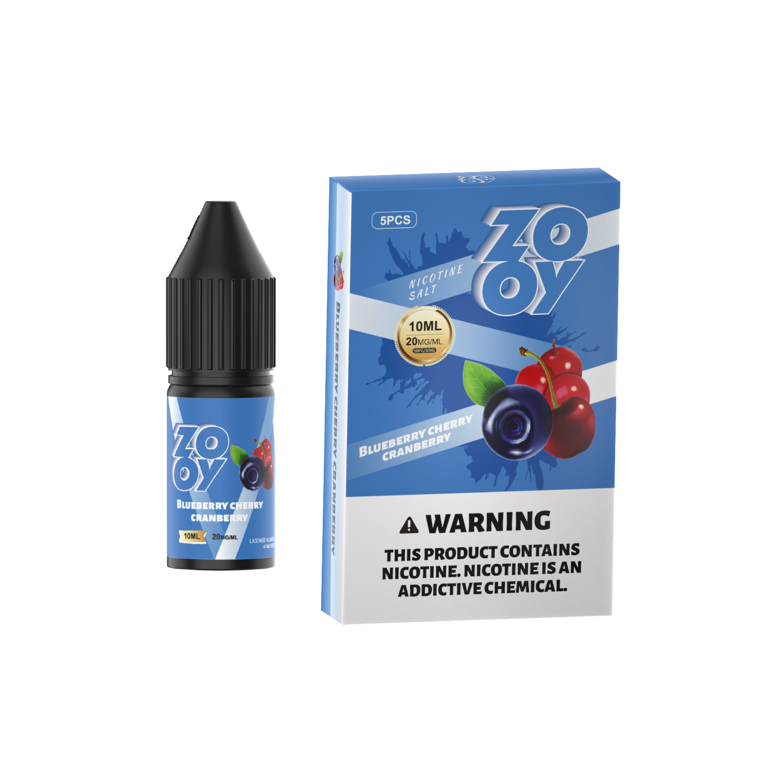 ZOOY VAPE E-LIQUID 10ML 20MG High Concentration Rich Flavor Nicotine Salt - Vapo247