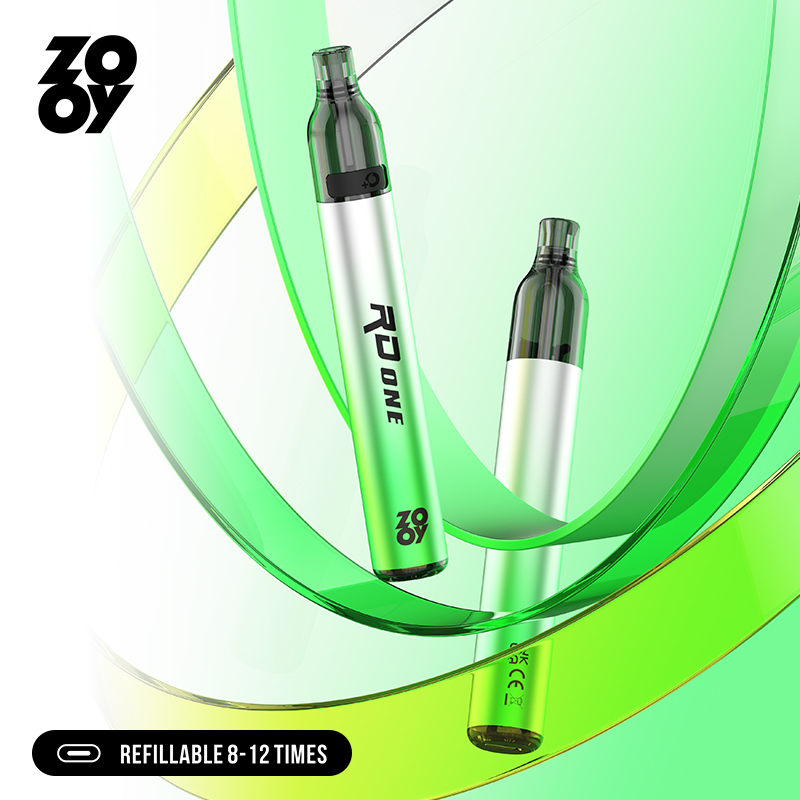 ZOOY RD ONE Refillable Vape Kit with 2 Bottles of 10ml E-liquid Disposable Vape - Vapo247