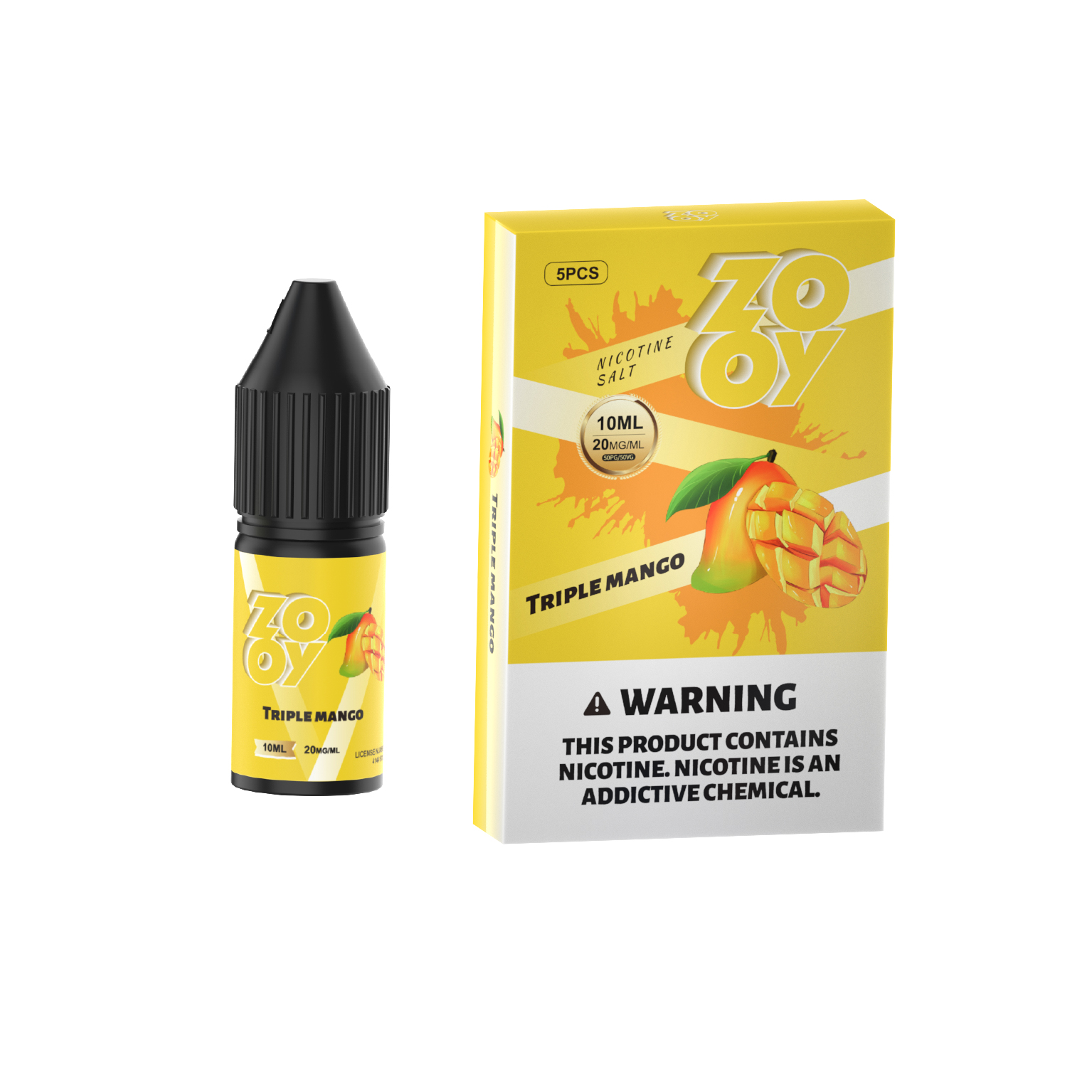 ZOOY VAPE E-LIQUID 10ML 20MG High Concentration Rich Flavor Nicotine Salt - Vapo247