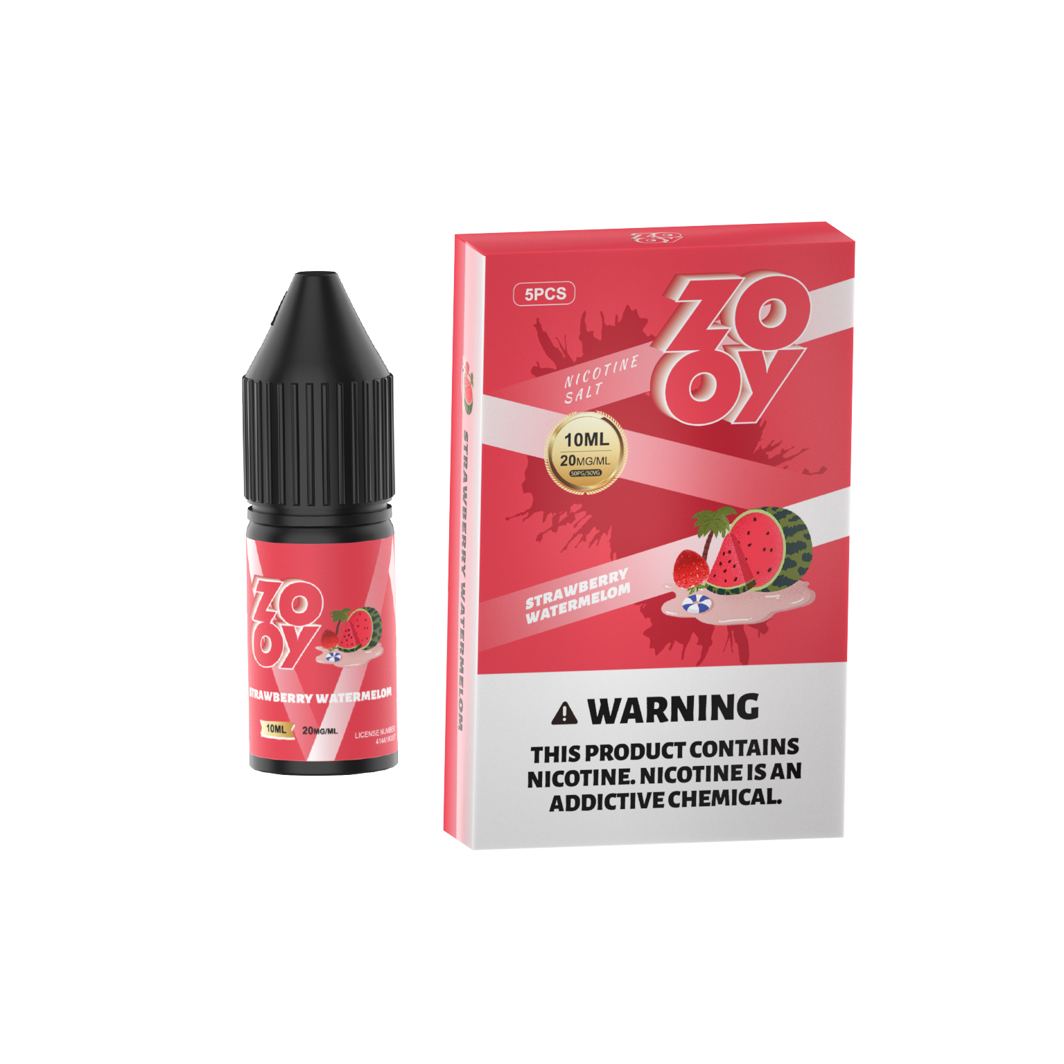 ZOOY VAPE E-LIQUID 10ML 20MG High Concentration Rich Flavor Nicotine Salt - Vapo247