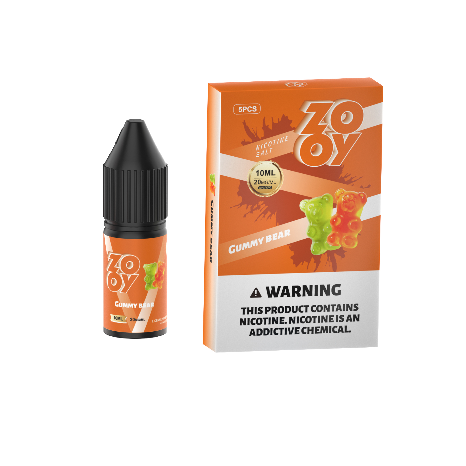 ZOOY VAPE E-LIQUID 10ML 20MG High Concentration Rich Flavor Nicotine Salt - Vapo247