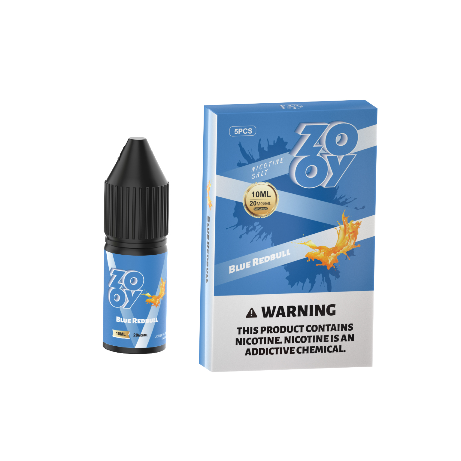 ZOOY VAPE E-LIQUID 10ML 20MG High Concentration Rich Flavor Nicotine Salt - Vapo247