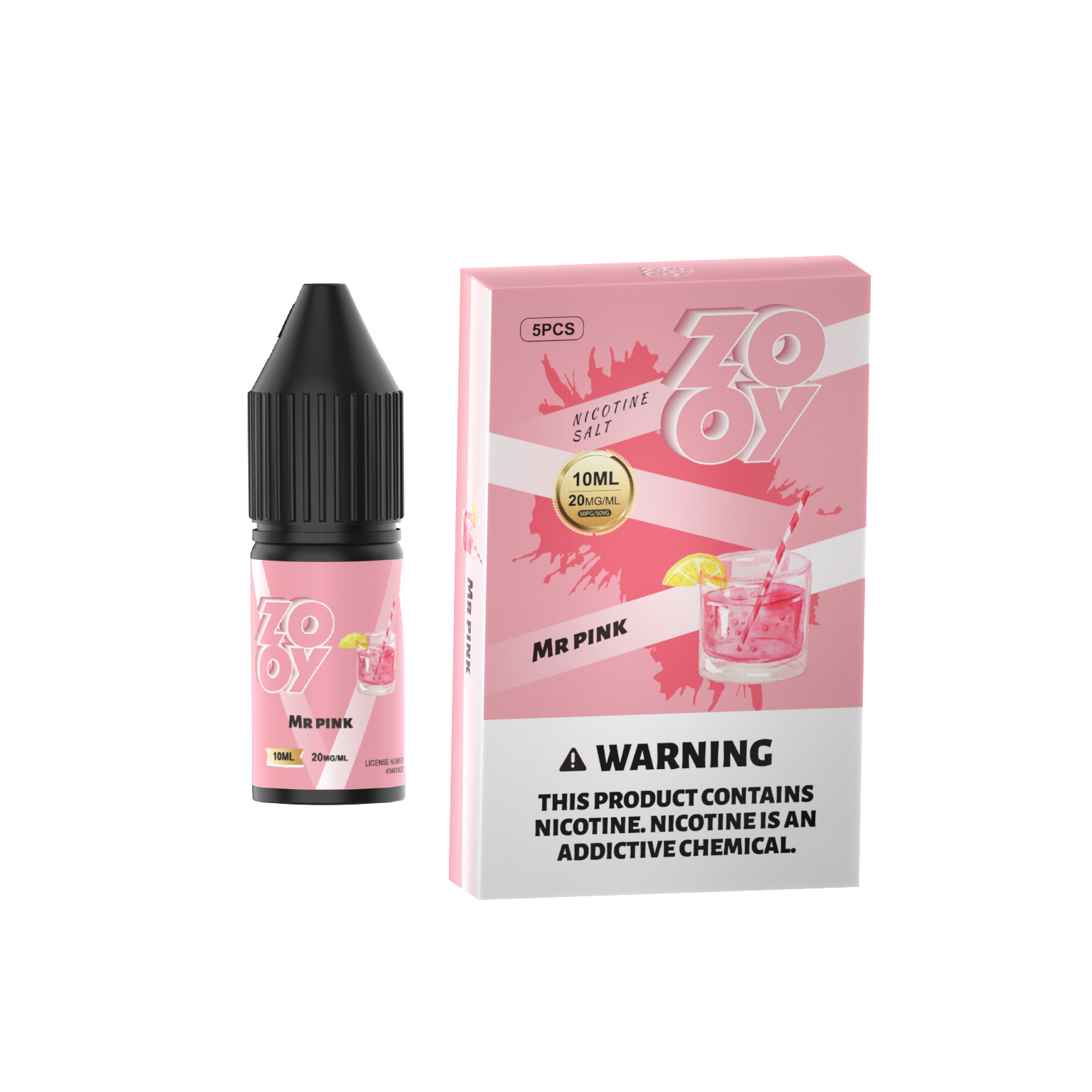 ZOOY VAPE E-LIQUID 10ML 20MG High Concentration Rich Flavor Nicotine Salt - Vapo247
