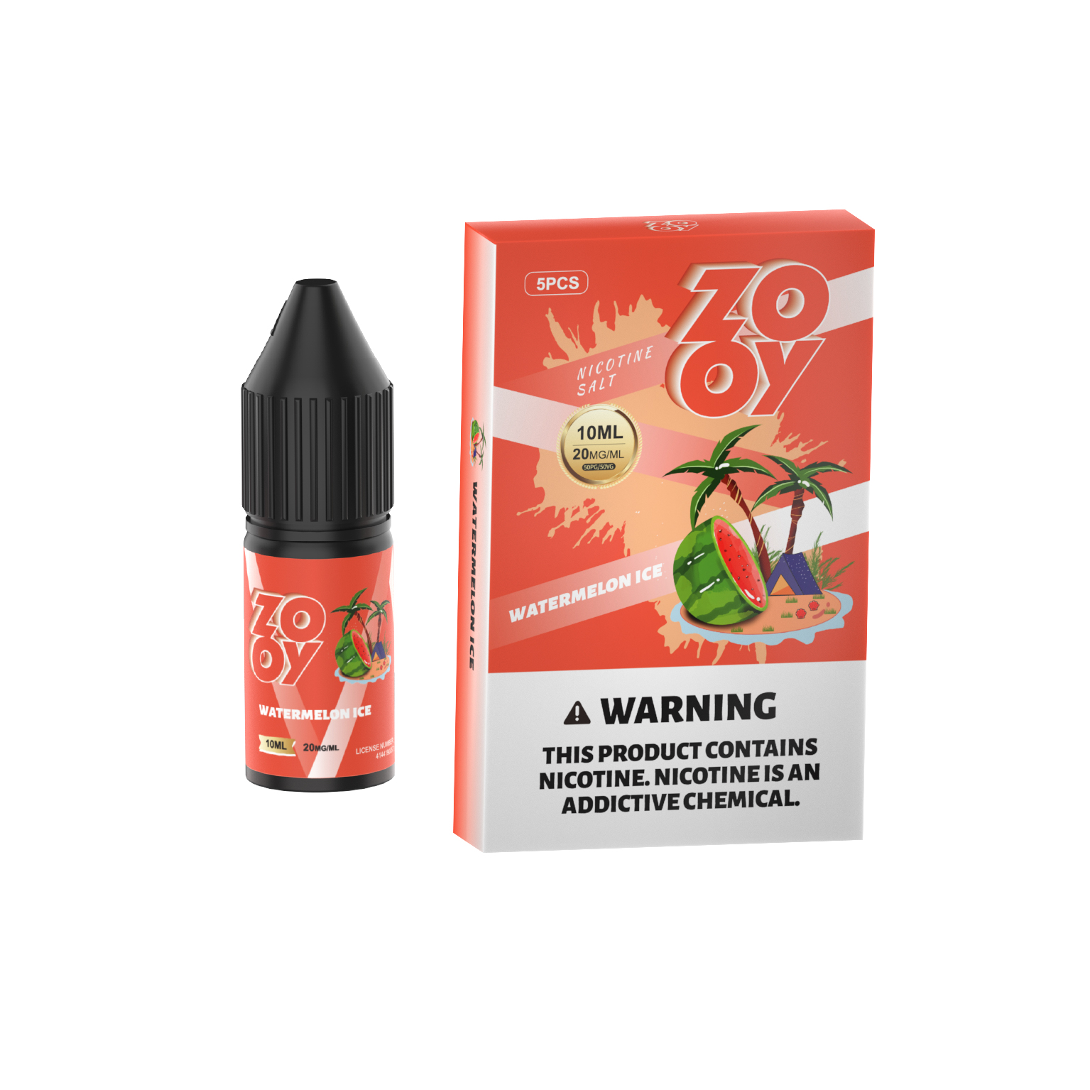 ZOOY VAPE E-LIQUID 10ML 20MG High Concentration Rich Flavor Nicotine Salt - Vapo247