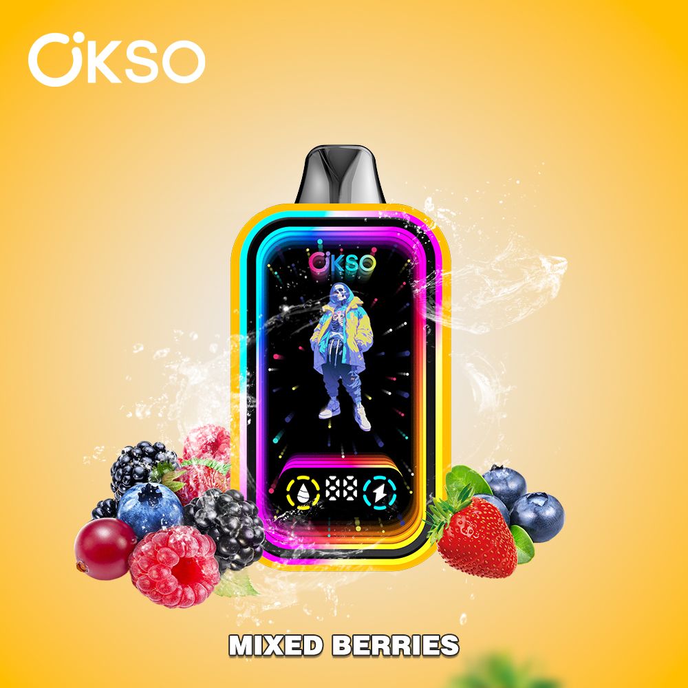 OKSO Magic Mirror 50000 Puffs LED Screen Display Mirror Effect Disposable Vape - Vapo247