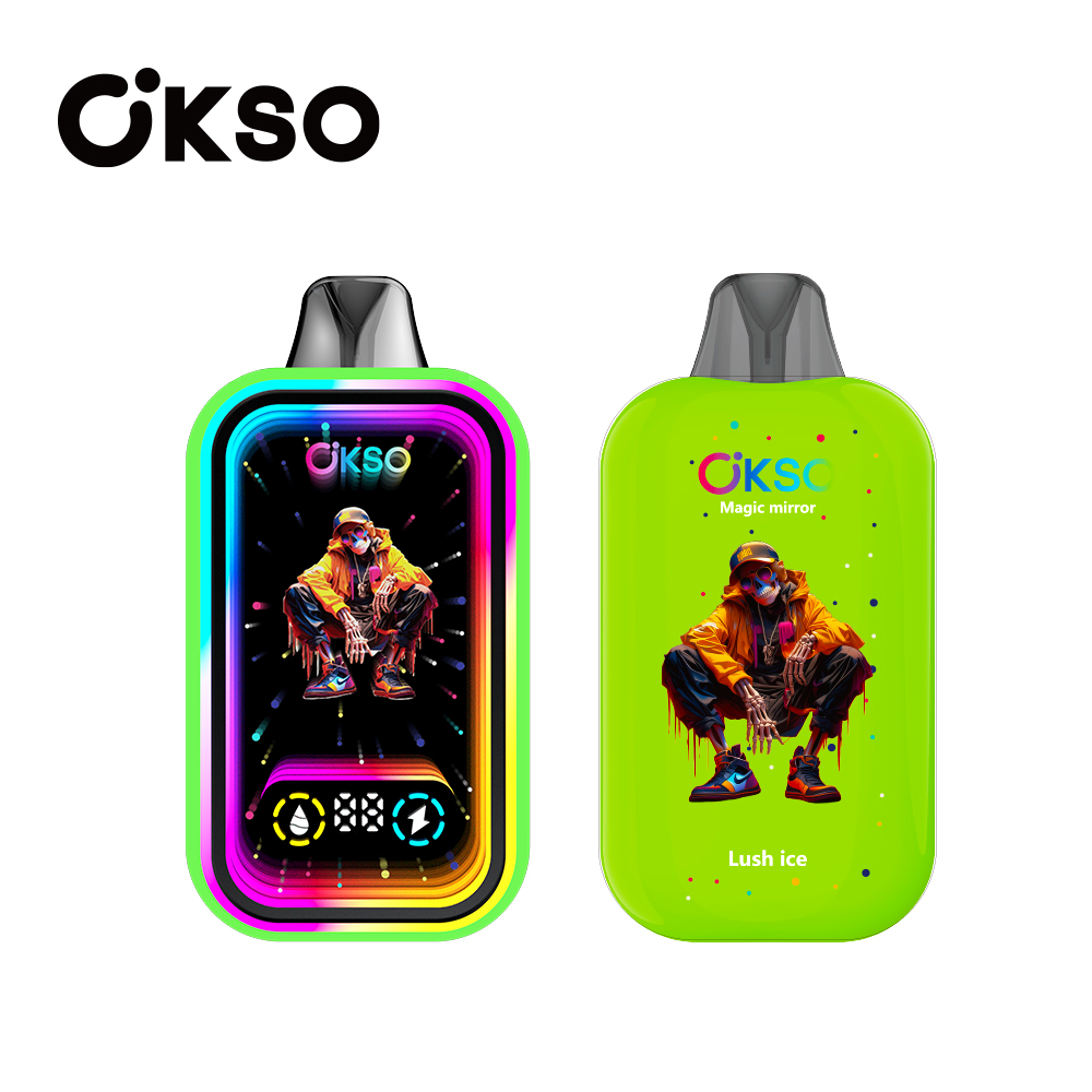 OKSO Magic Mirror 50000 Puffs LED Screen Display Mirror Effect Disposable Vape - Vapo247