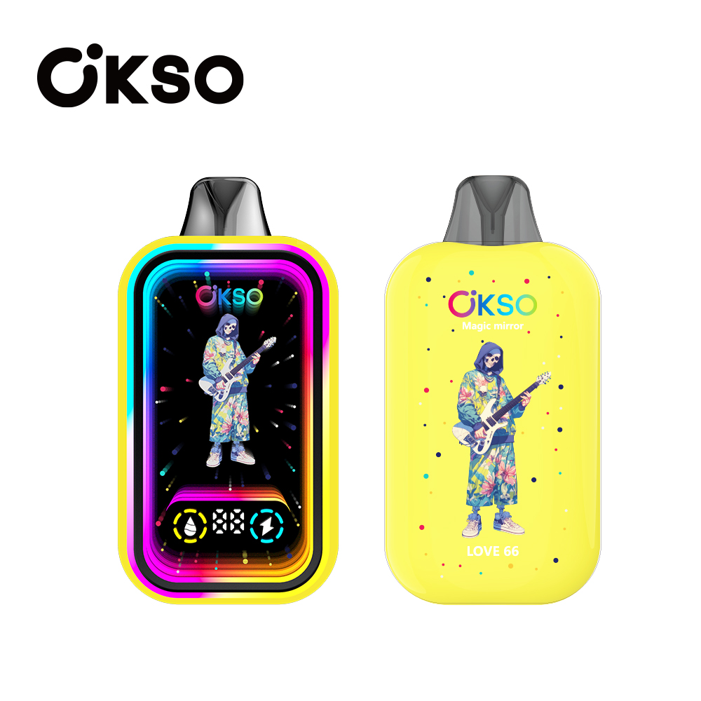 OKSO Magic Mirror 50000 Puffs LED Screen Display Mirror Effect Disposable Vape - Vapo247